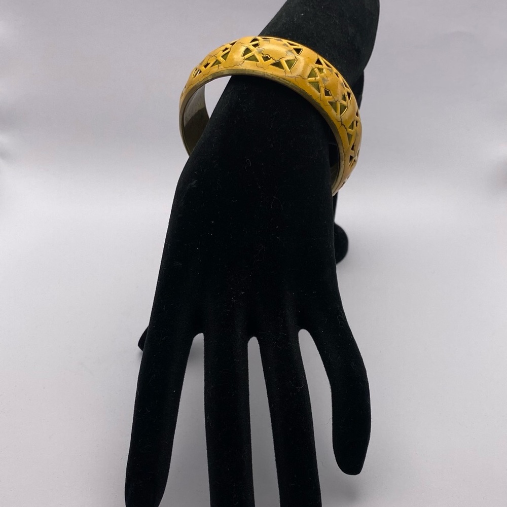 Yellow Bangle Bracelet